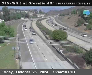 WB 8 at Greenfield Street