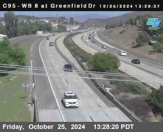 WB 8 at Greenfield Street