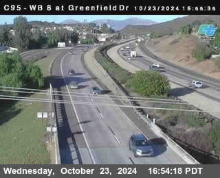 WB 8 at Greenfield Street