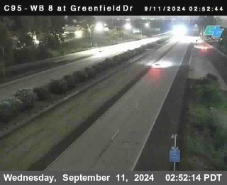 WB 8 at Greenfield Street