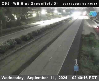 WB 8 at Greenfield Street