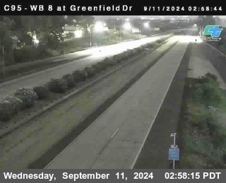 WB 8 at Greenfield Street