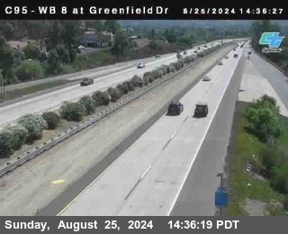 WB 8 at Greenfield Street