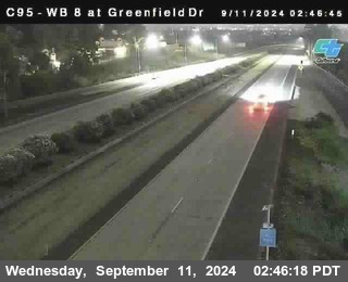 WB 8 at Greenfield Street