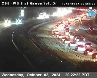 WB 8 at Greenfield Street