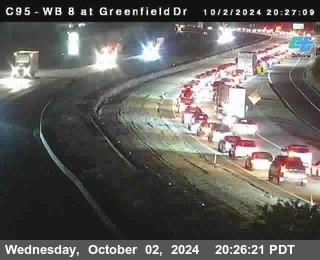 WB 8 at Greenfield Street