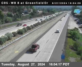 WB 8 at Greenfield Street