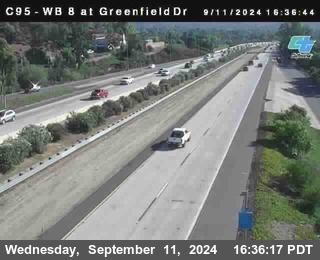 WB 8 at Greenfield Street