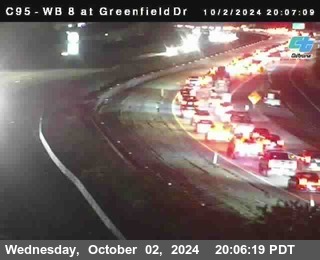 WB 8 at Greenfield Street