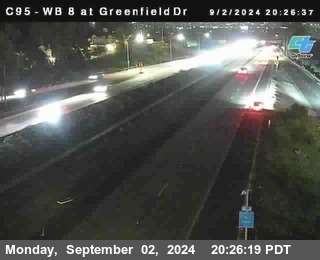 WB 8 at Greenfield Street