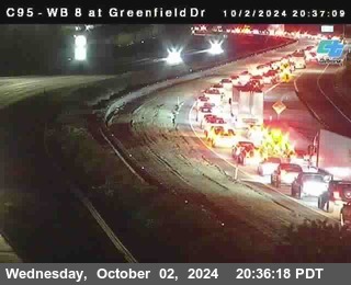 WB 8 at Greenfield Street