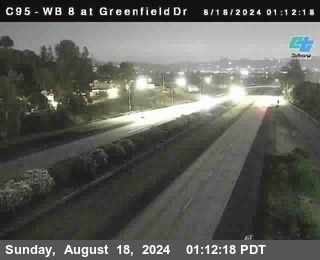 WB 8 at Greenfield Street