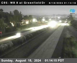 WB 8 at Greenfield Street