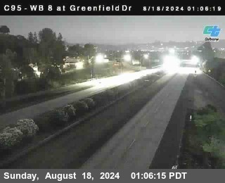 WB 8 at Greenfield Street