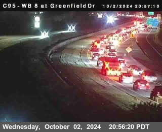 WB 8 at Greenfield Street