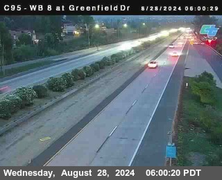 WB 8 at Greenfield Street