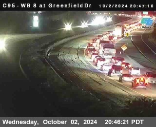 WB 8 at Greenfield Street