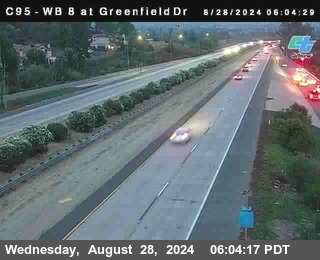 WB 8 at Greenfield Street