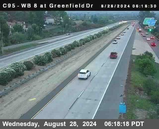 WB 8 at Greenfield Street