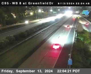 WB 8 at Greenfield Street