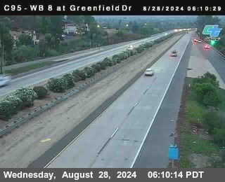 WB 8 at Greenfield Street