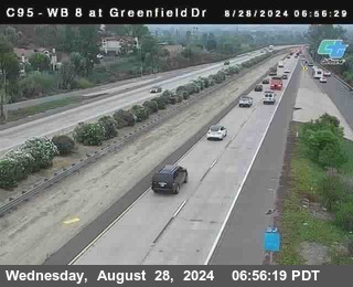 WB 8 at Greenfield Street