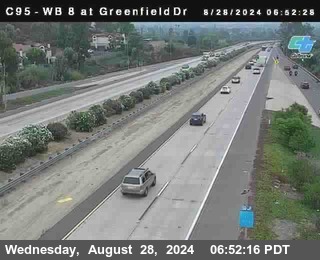 WB 8 at Greenfield Street