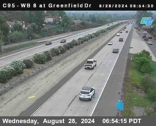 WB 8 at Greenfield Street