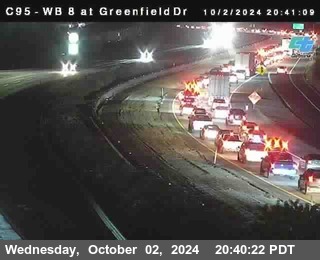 WB 8 at Greenfield Street