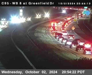 WB 8 at Greenfield Street