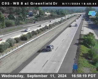 WB 8 at Greenfield Street