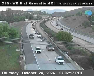 WB 8 at Greenfield Street