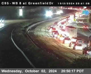 WB 8 at Greenfield Street