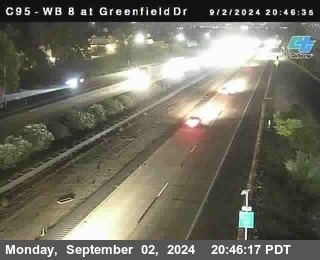 WB 8 at Greenfield Street