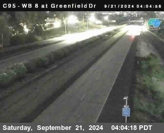 WB 8 at Greenfield Street