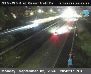 WB 8 at Greenfield Street