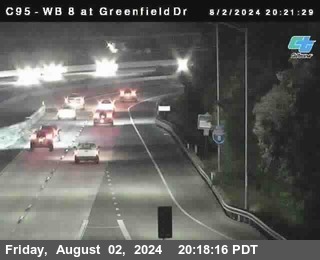 WB 8 at Greenfield Street