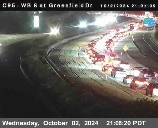 WB 8 at Greenfield Street