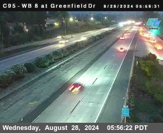 WB 8 at Greenfield Street