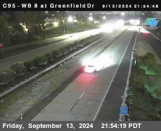 WB 8 at Greenfield Street