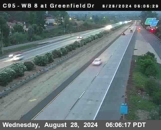 WB 8 at Greenfield Street