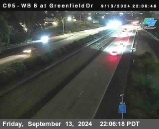 WB 8 at Greenfield Street