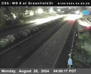 WB 8 at Greenfield Street