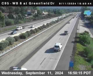 WB 8 at Greenfield Street