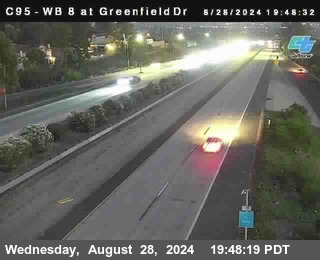 WB 8 at Greenfield Street