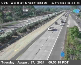 WB 8 at Greenfield Street