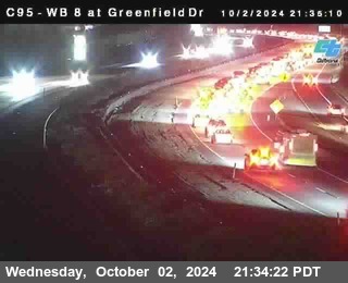 WB 8 at Greenfield Street