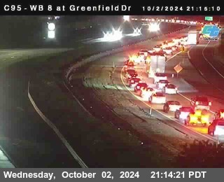 WB 8 at Greenfield Street