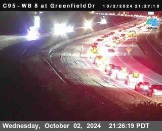 WB 8 at Greenfield Street