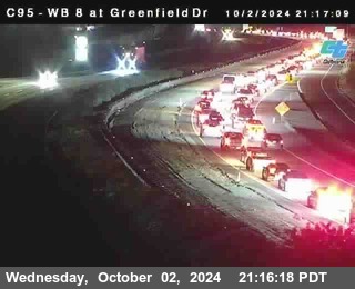 WB 8 at Greenfield Street